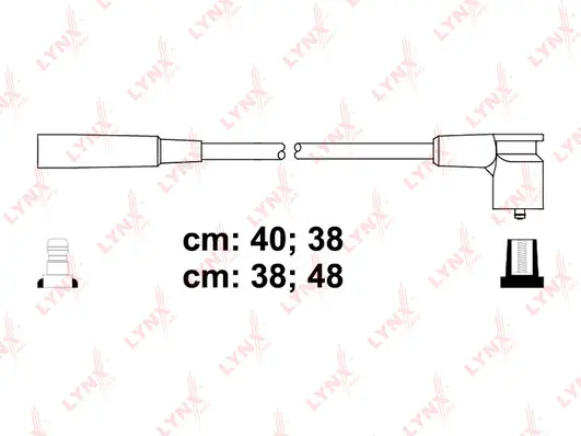 SPC4614 LYNXAUTO Комплект проводов зажигания (фото 1)