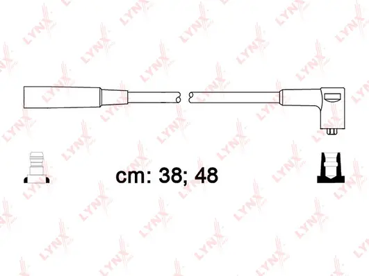 SPC4616 LYNXAUTO Комплект проводов зажигания (фото 1)
