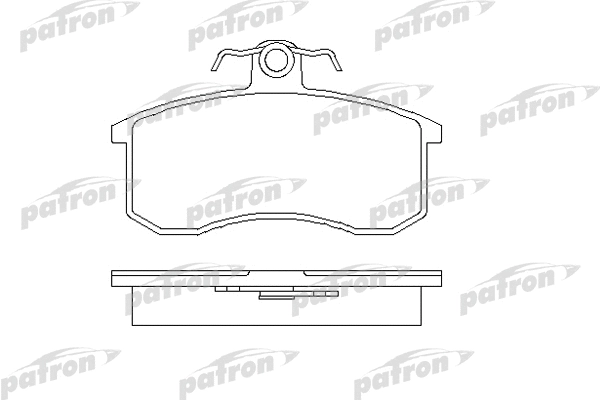 PBP527 PATRON Комплект тормозных колодок, дисковый тормоз (фото 1)