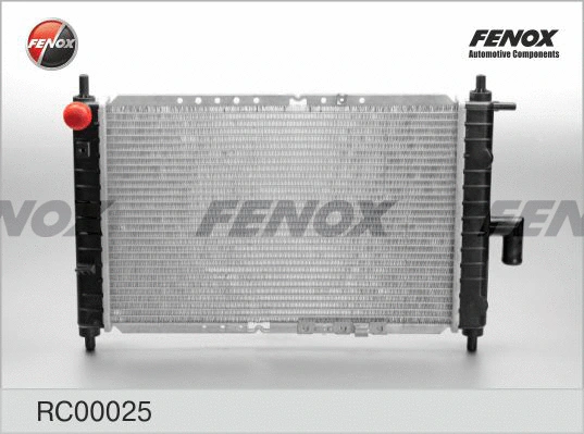 RC00025 FENOX Радиатор, охлаждение двигателя (фото 1)
