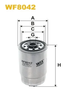 Топливный фильтр WIX WF8042