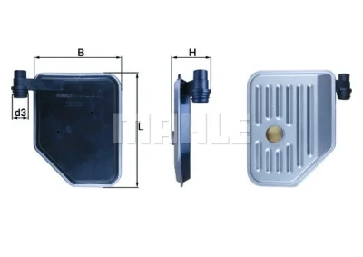 Гидрофильтр, автоматическая коробка передач KNECHT/MAHLE HX 156