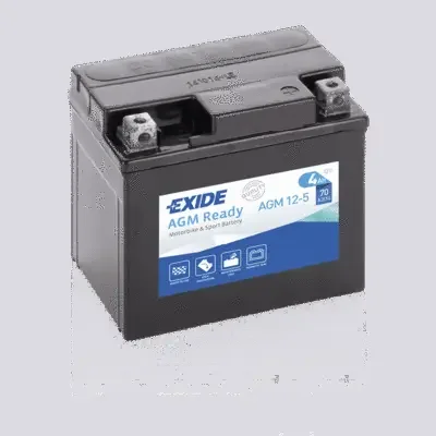 Стартерная аккумуляторная батарея EXIDE AGM12-5