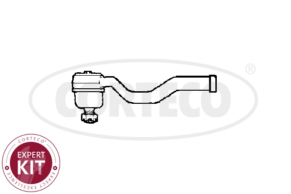 49400548 CORTECO Наконечник поперечной рулевой тяги (фото 1)