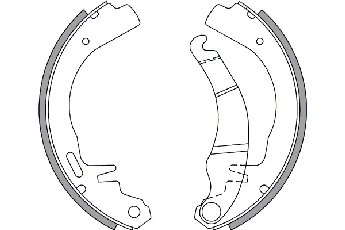 30344 GKN SPIDAN/LOEBRO Тормозные колодки (фото 1)