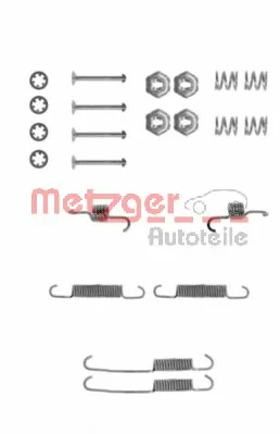 105-0673 METZGER Ремкомплект тормозных колодок (пружинки) (фото 1)