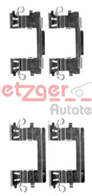 109-1757 METZGER Комплектующие (ремкомплект), колодки тормозные (фото 1)