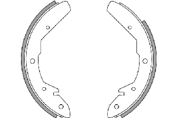 30384 GKN SPIDAN/LOEBRO Тормозные колодки (фото 1)