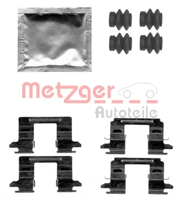 109-1841 METZGER Комплектующие (ремкомплект), колодки тормозные (фото 1)