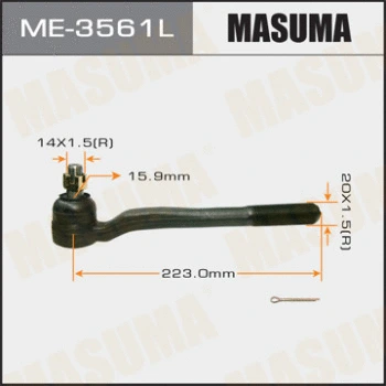 ME-3561L MASUMA Наконечник поперечной рулевой тяги (фото 1)