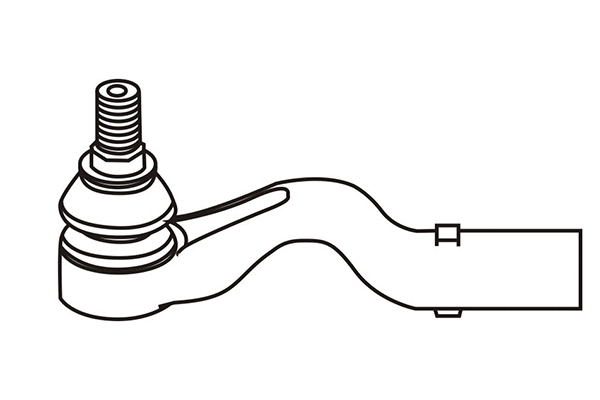 161381 WXQP Наконечник поперечной рулевой тяги (фото 1)