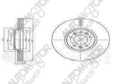 PDC1194 AUTOMOTOR France Тормозной диск (фото 3)