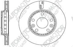 PDC0010 AUTOMOTOR France Тормозной диск (фото 3)
