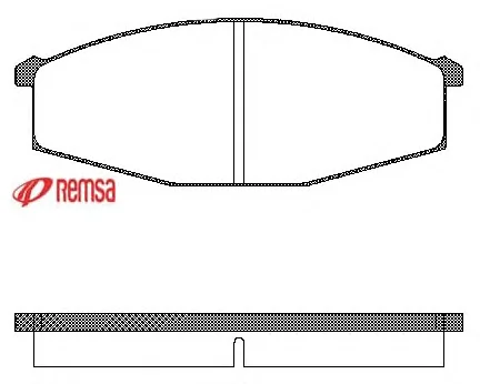 1170707 METZGER Комплект тормозных колодок, дисковый тормоз (фото 1)