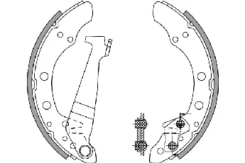 30440 GKN SPIDAN/LOEBRO Тормозные колодки (фото 1)