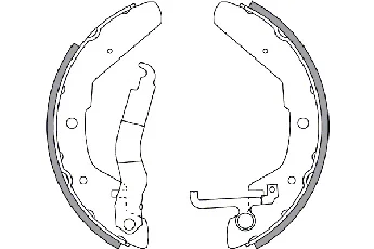 30461 GKN SPIDAN/LOEBRO Тормозные колодки (фото 1)