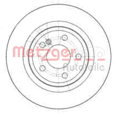 15020 V METZGER Тормозной диск (фото 1)