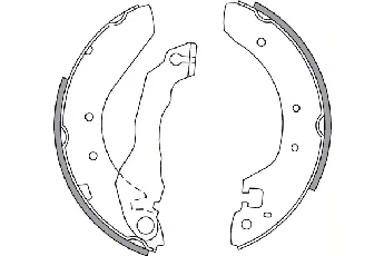 30468 GKN SPIDAN/LOEBRO Тормозные колодки (фото 1)