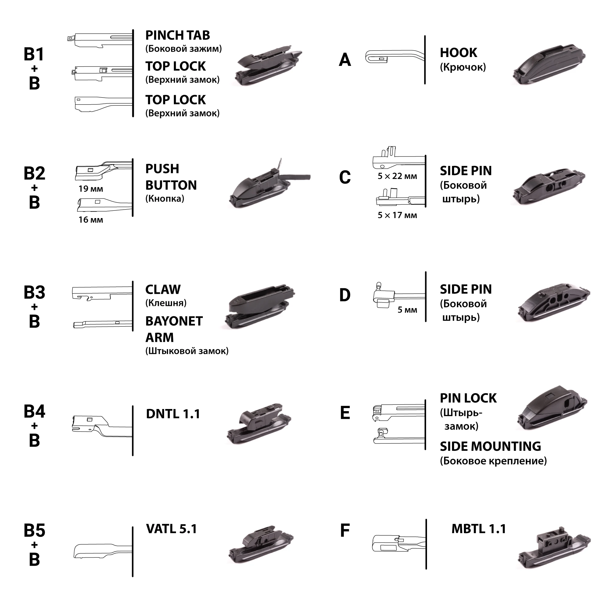 ULF-16 AUTOPROFI Щётка стеклоочистителя (фото 5)