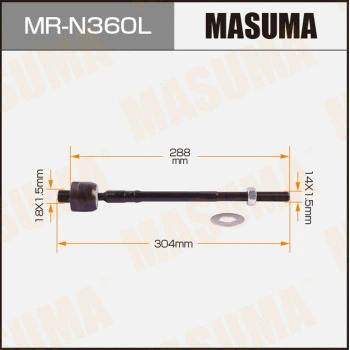 MR-N360L MASUMA Осевой шарнир, рулевая тяга (фото 1)