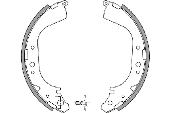 30536 GKN SPIDAN/LOEBRO Тормозные колодки (фото 1)