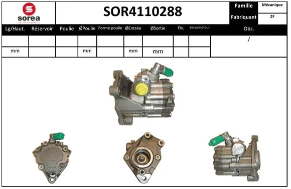 SOR4110288 EAI Гидравлический насос, рулевое управление (фото 1)