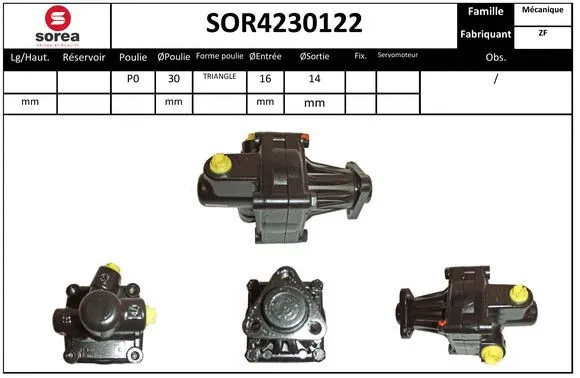 SOR4230122 EAI Гидравлический насос, рулевое управление (фото 1)