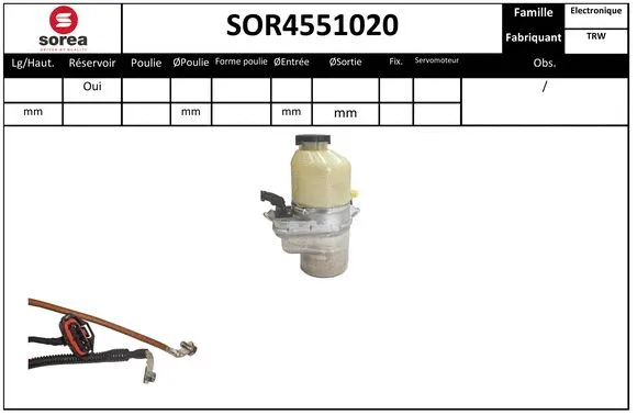 SOR4551020 EAI Гидравлический насос, рулевое управление (фото 1)