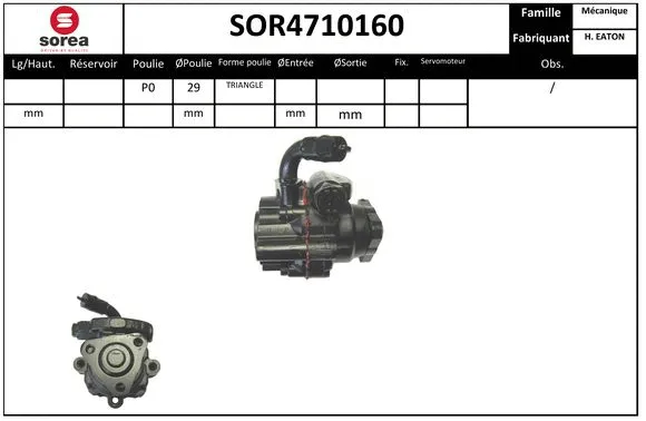 SOR4710160 EAI Гидравлический насос, рулевое управление (фото 1)