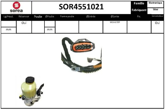 SOR4551021 SNRA Гидравлический насос, рулевое управление (фото 1)