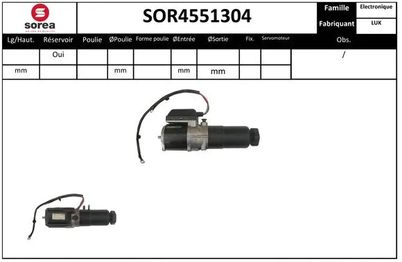 SOR4551304 SNRA Гидравлический насос, рулевое управление (фото 1)