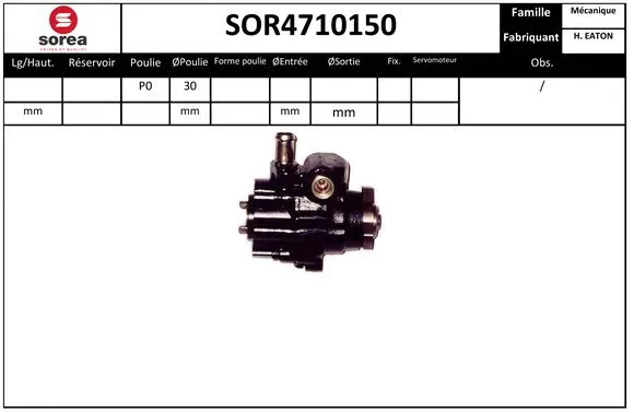 SOR4710150 SNRA Гидравлический насос, рулевое управление (фото 1)
