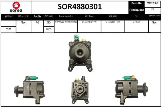 SOR4880301 SNRA Гидравлический насос, рулевое управление (фото 1)