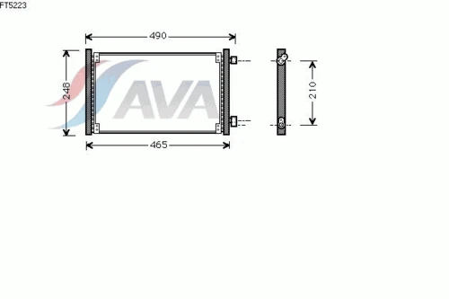 FT5223 AVA Конденсатор, кондиционер (фото 2)