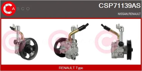 CSP71139AS CASCO Гидравлический насос, рулевое управление (фото 1)