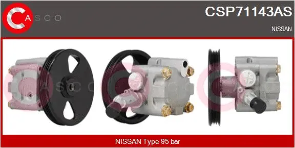 CSP71143AS CASCO Гидравлический насос, рулевое управление (фото 1)