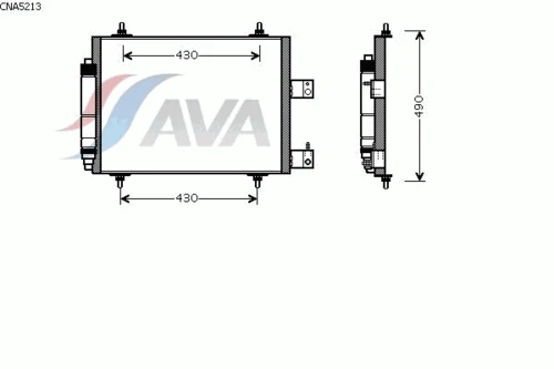 CNA5213D AVA Конденсатор, кондиционер (фото 3)