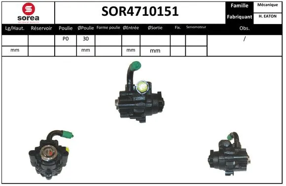 SOR4710151 SERA Гидравлический насос, рулевое управление (фото 1)