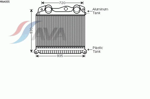 MN4055 AVA Интеркулер (фото 2)