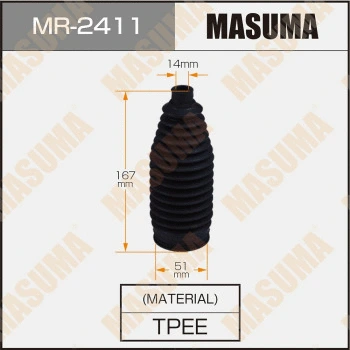 MR-2411 MASUMA Пыльник, рулевое управление (фото 1)
