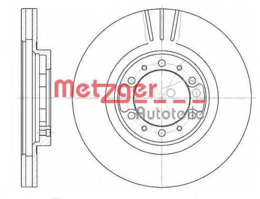 6110331 METZGER Тормозной диск (фото 1)