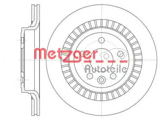 61320.10 METZGER Тормозной диск (фото 1)