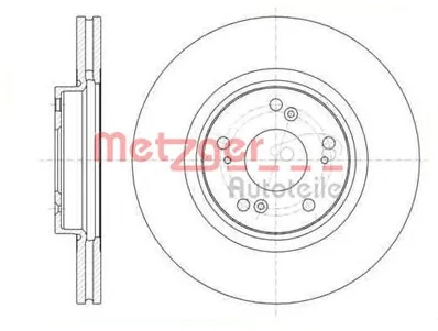 61359.10 METZGER Тормозной диск (фото 1)