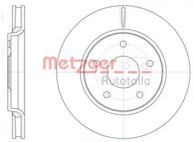 61393.10 METZGER Тормозной диск (фото 1)