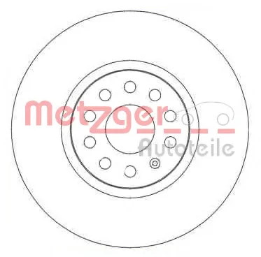 61479.10 METZGER Тормозной диск (фото 1)
