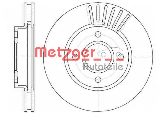 6211.10 METZGER Тормозной диск (фото 1)