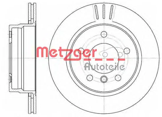 6458.10 METZGER Тормозной диск (фото 1)