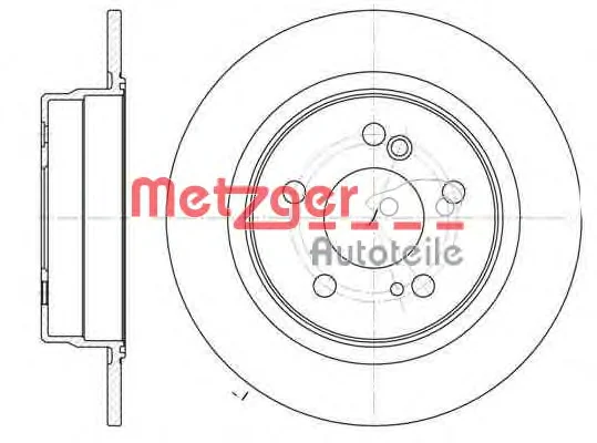 6467.00 METZGER Тормозной диск (фото 1)