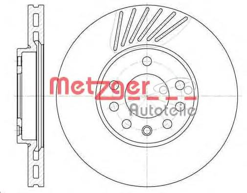 6494.10 METZGER Тормозной диск (фото 1)