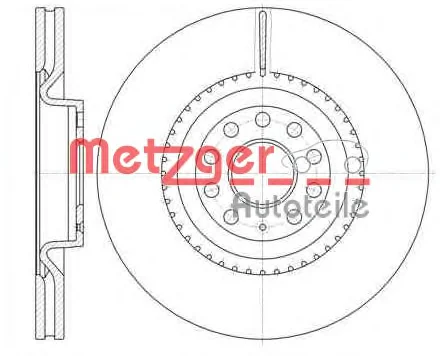 6791.10 METZGER Тормозной диск (фото 1)